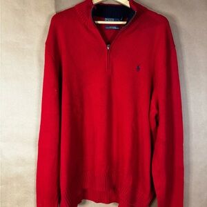 XXL Polo 1/4 Zip Sweater
